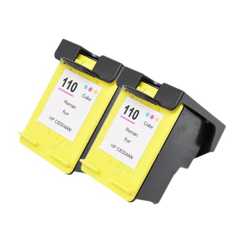 Amazon.co.jp: 【インク革命】 HP用 HP110 リサイクルインク カラー ×2